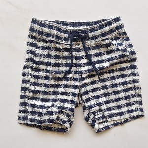 شلوارک کتان کاغذی تمام چاپ لنگر لوپیلو