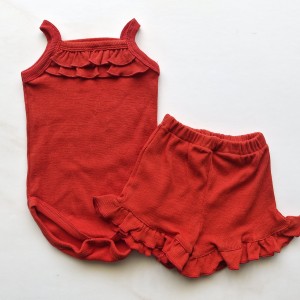 بادی شورت کبریتی قرمز  AMIN