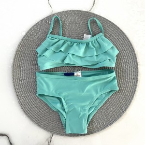 مایو 2  تکه دخترانه سبزآبی لوپیلو kids