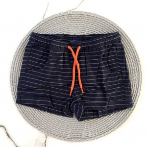 شلوارک کتان کاغذی راه راه لوپیلو kids