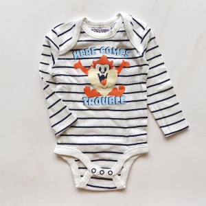 بادی وارداتی دیزنی سفید راه راه