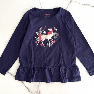 بلوز پایین چیندار اسب سرمه ای لوپیلو kids