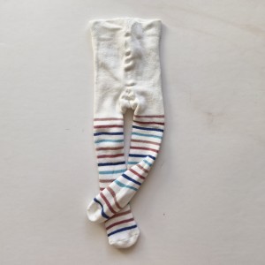 جوراب شلواری گرم راه راه رنگی لوپیلو