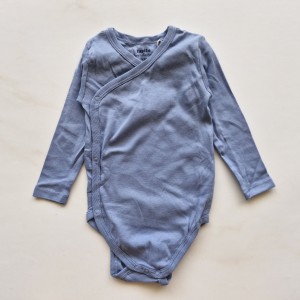 بادی آستین بلند جلودکمه آبی لوپیلو