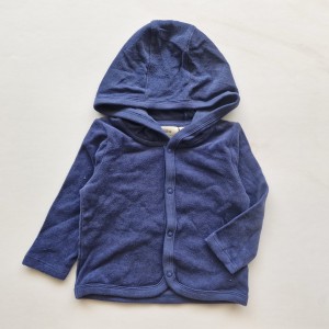 سویشرت کلاه دار حوله ای سرمه ای لوپیلو