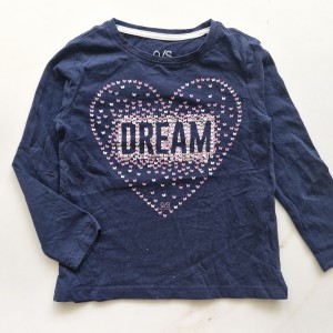 بلوز قلب سرمه ای