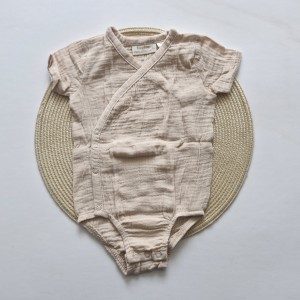 بادی موسلین آستین کوتاه کرمی لوپیلو