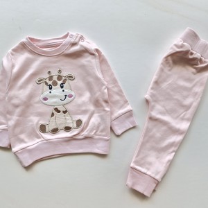 بلوز و شلوار پاییزه زرافه صورتی وچیون