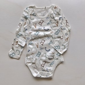 بادی آستین بلند حروف انگلیسی Lilly&Dan