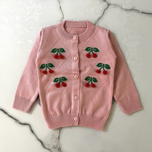 ژاکت گیلاس صورتی kids