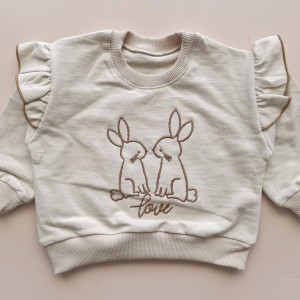 بلوز دورس کرمی خرگوش AMIN