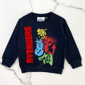 بلوز وارداتی سرمه ای avengers توکرکی kids