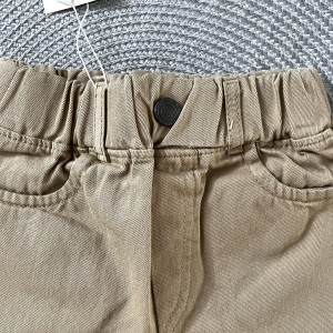 شلوار کتان گلدار کرم آنیل kids