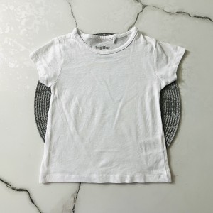 تیشرت سفید ساده لوپیلو kids