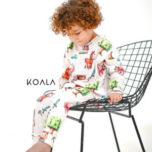 ست بلوز شلوار راحتی کبریتی ماینکرافت kids