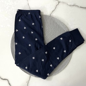 شلوار راحتی وارداتی فوتبال سرمه ای kids