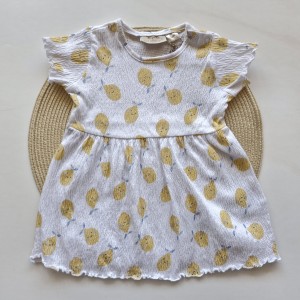 پیراهن دخترانه لیمو لوپیلو