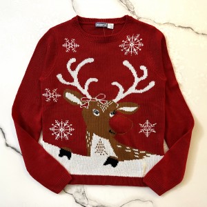 بلوز بافت گوزن قرمز پپرتز kids