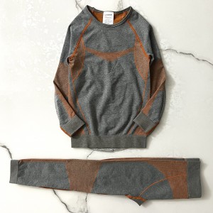 بلوز شلوار ورزشی طوسی نارنجی لوپیلو kids