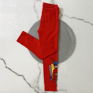 شلوار لگ دختر کفشدوزکی قرمز kids