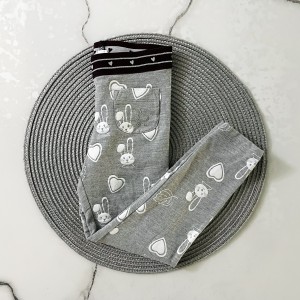 شلوار لگ خرگوش طوسی kids