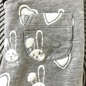 شلوار لگ خرگوش طوسی kids