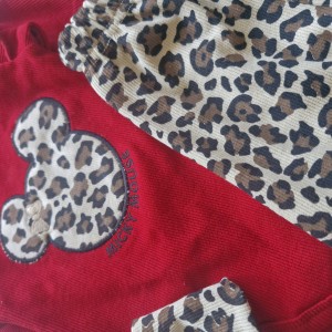 بادی شلوار تل یلدایی خرس قرمز AMIN