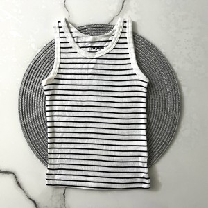 رکابی سفید راه راه لوپیلو kids