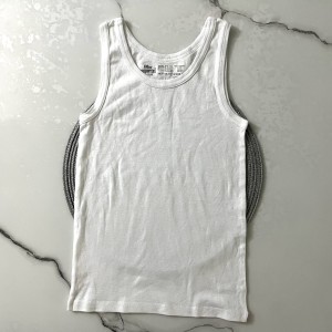 رکابی سفید ساده پپرتز kids