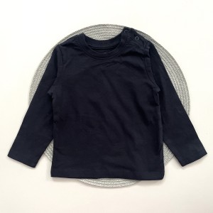 بلوز سرمه ای ساده لوپیلو