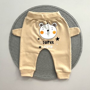 شلوار گوشدار کرم چیاکو