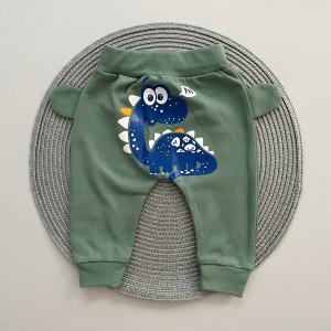 شلوار گوشدار سبز تیره چیاکو