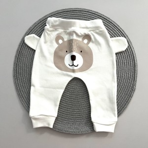 شلوار گوشدار شیری چیاکو