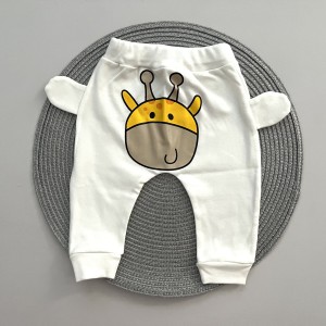 شلوار گوشدار شیری چیاکو