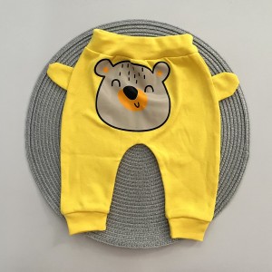 شلوار گوشدار زرد چیاکو