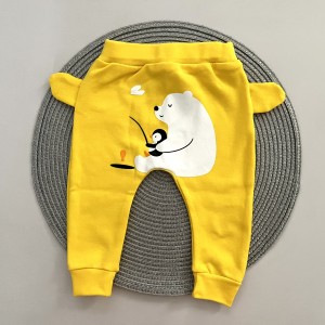 شلوار گوشدار زرد چیاکو