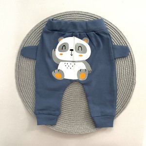 شلوار گوشدار آبی تیره چیاکو