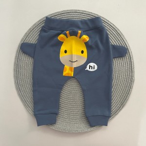 شلوار گوشدار آبی تیره چیاکو