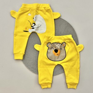 شلوار گوشدار زرد چیاکو