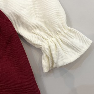 پیراهن یلدایی مخمل کبریتی خرگوش kids