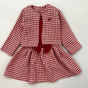 کت سارافون یلدایی قرمز پیچازی kids