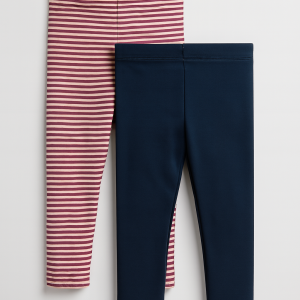 شلوار لگ توکرکی راه راه سرمه ای Lily&Dan