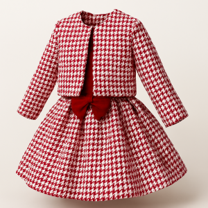 کت سارافون یلدایی قرمز پیچازی kids