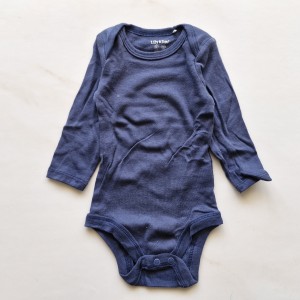 بادی آستین بلند آبی سرمه ای Lily&Dan