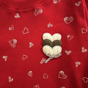 سرهمی یلدایی قرمز قلب مهتاب کوچولو