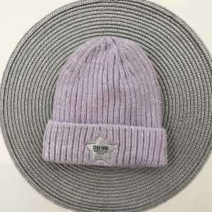 کلاه بافت لاینردار ستاره یاسی kids