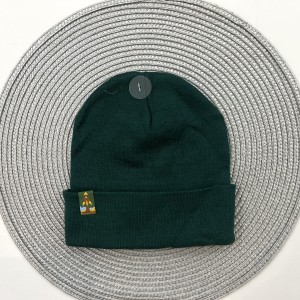 کلاه بافت موشک سبز kids