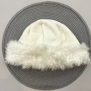 کلاه روسی بافت شیری kids