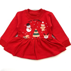 پیراهن دورس قرمز کریسمس  kids