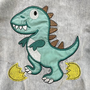 ست سه تکه جین دایناسور پرنیان kids